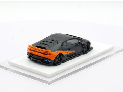 LB610-020 LB PERFORMANCE 1:64 LIBERTY WALK LB-WORKS Huracan Black/Orange