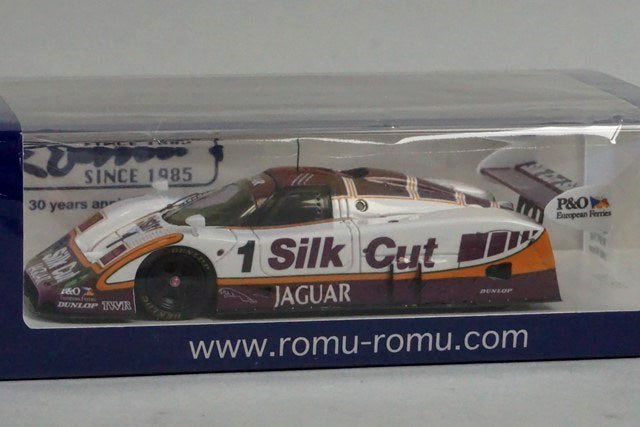 1:43 SPARK ROMU007 Jaguar XJR-9 WSPC Fuji Winner 1998 #1 Silk Cut ROMU