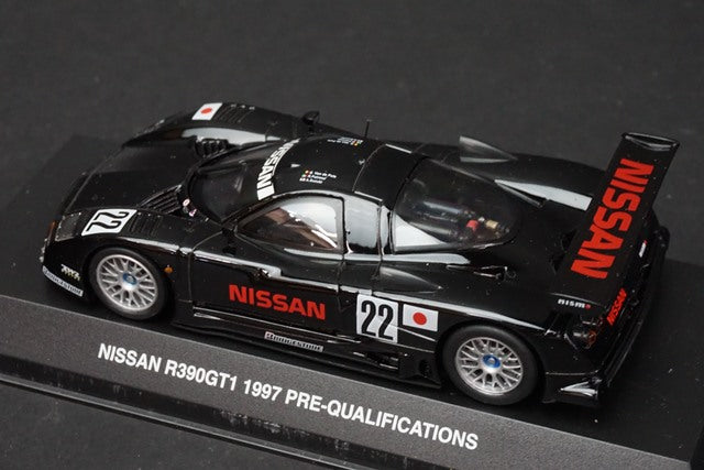 1:43 KYOSHO K03331B Nissan R390GT1 PRE-QUALIFICATIONS Le Mans 24h 1997 #22