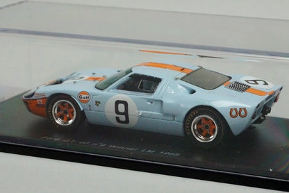 1:43 SPARK 43LM68 Ford GT40 Le Mans 24h 1968 #9 GULF model car