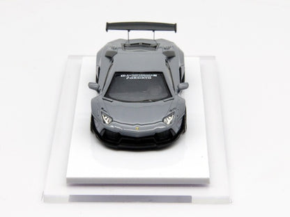 LB700-013 LB PERFORMANCE 1:64 LIBERTY WALK LB-WORKS Aventador LP700 Grey