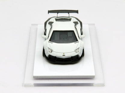 LB700-021 LB PERFORMANCE 1:64 LIBERTY WALK LB Works Aventador LP700 White/Black