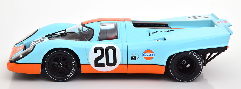 CMR127 CMR 1:18 Porsche 917K Gulf 24h Le Mans 1970 #20 Siffert / Redmann