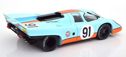 CMR131-91 CMR 1:18 Porsche 917K Gulf 1971 #91 Can-Am Watkins Glen Attwood