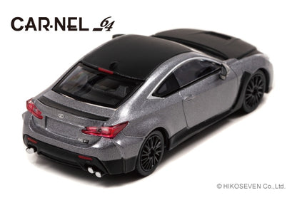 CN640031 CAR-NEL 1:64 Lexus RC F "F 10th Anniversary" Matt Marcury Gray Mica