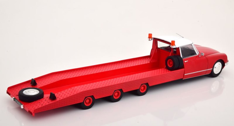 CMR139 CMR 1:18 Citroen DS Tissier Car Transporter 1970 Red/White