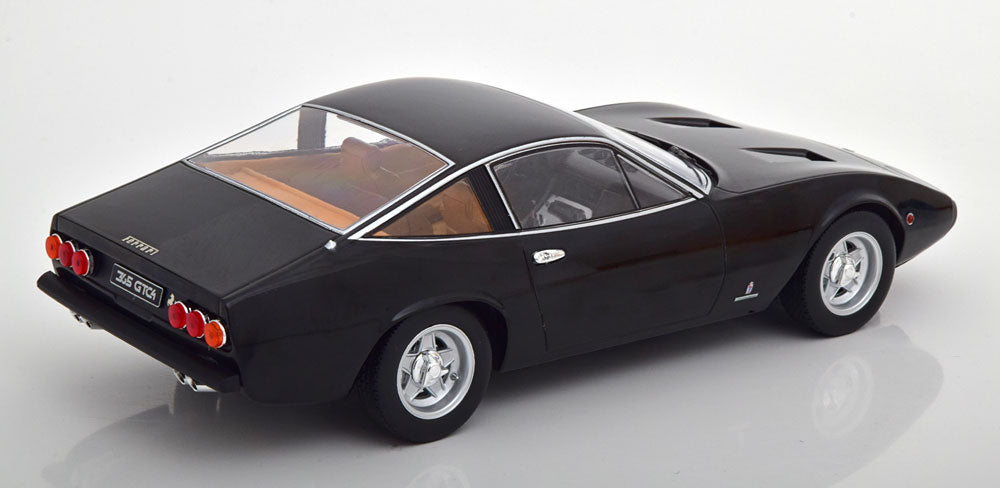 KKDC180284 KK scale 1:18 Ferrari 365 GTC 4 1971 Black Brown Interior