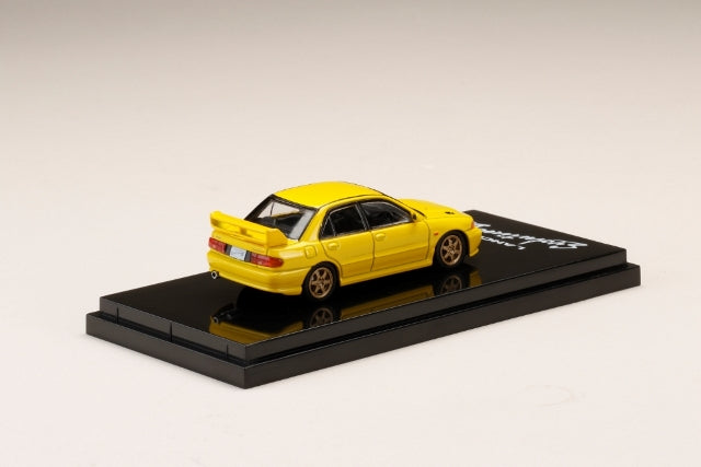 HJ641010CY Hobby JAPAN 1:64 Mitsubishi Lancer GSR Evolution III CE9A custom ver. Dandelion Yellow