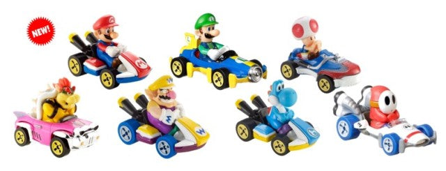 GBG25-986H Hot Wheels Mario Cart Assorted 8 units