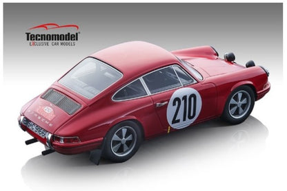 TM18-159B Technomodel 1:18 Porsche 911 T Monte Carlo Rally 1968 #210 Winner Elford/Stone