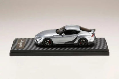 PM43125TS MARK43 1:43 Toyota GR Supra A90 GR Parts Silver Metallic model car