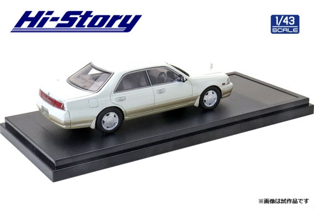 HS295WG Hi-Story 1:43 Nissan LAUREL 25 twincam Medalist V (1993) White Pearl