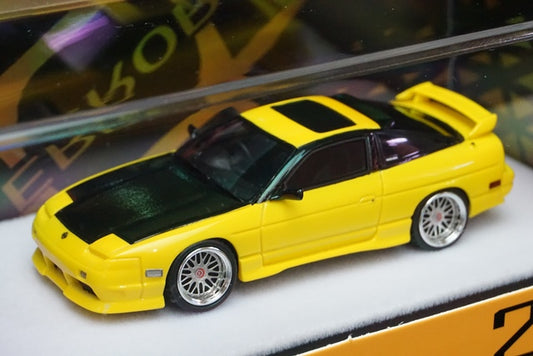 60236 404 Error 1:64 Nissan 180SX Yellow Black