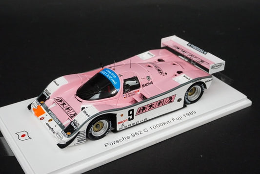 1:43 SPARK SJ082 Porsche 962 C #9 1000km FUJI 1989 model car