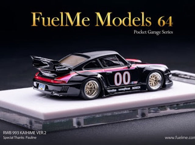 FM64002-RWB993-15B Fuelme Models 1:64 Porsche RWB 993 Kaihime Ver.2 Whale Wing