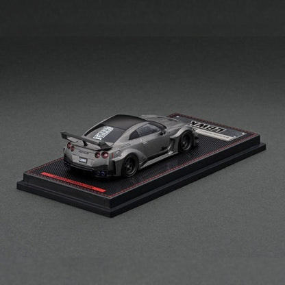 MC107-GR ignition model 1:64 LB-Silhouette WORKS GT 35GT-RR Ver.1 TItanium Gray