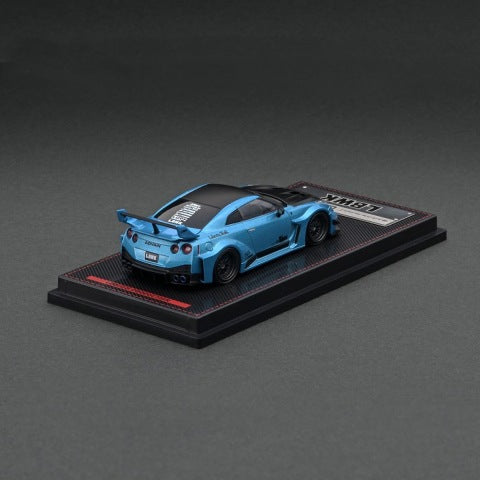 MC107-BM ignition model 1:64 LB-Silhouette WORKS GT 35GT-RR Ver1 Light Blue Meta