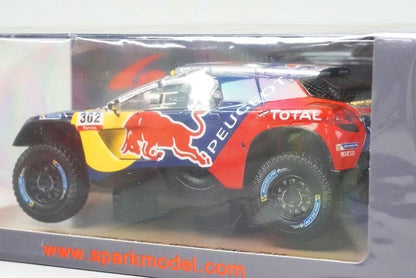 1:43 SPARK S4876 Peugeot 2008 DKR16-Winner Dakar 2016 #302