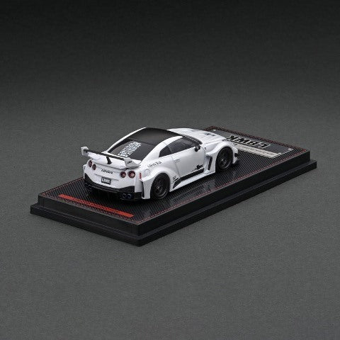 MC107-MH ignition model 1:64 LB-Silhouette WORKS GT 35GT-RR Matte Pearl White