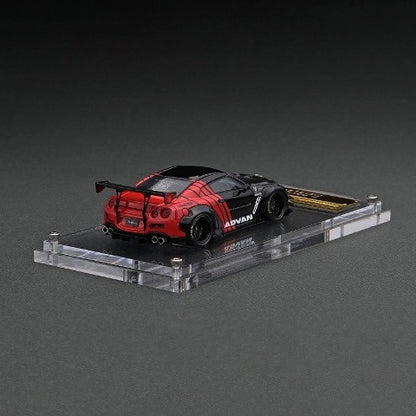 IG2371 ignition model 1:64 LB-WORKS GT-R R35 type 2 ADVAN Black / Red model cars