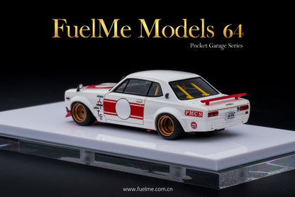 FM64006PG-02 Fuelme Models 1:64 Nissan Hakosuka KPGC10 CHARASUKA WORKS Racing Ver.