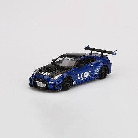 TSM MINI-GT 1:64 Nissan LBWK Limited LB-Silhouette WORKS GT 35GT-RR Ver.2 LBWK Blue RHD Blister Pack