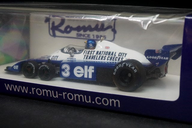 1:43 SPARK ROMU037 Tyrrell P34 Japan GP 1977 #3 R.Peterson ROMU