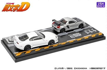 MD64205 MODELER'S 1:64 Initial D Set Vol.5 Kai Kogashiwa MR-S & Hideo Minagawa Supra JZA80