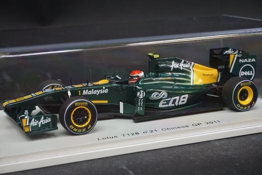 1:43 SPARK S3021 Lotus T128 Chinese GP 2011#21 J.Trulli model cars