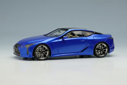 EM560A MakeUp EIDOLON 1:43 Lexus LC500 "Structural Blue" 2018 Blue Moment Interior