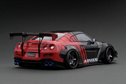 IG2556 ignition model 1:43 Nissan LB-WORKS GT-R R35 type 2 ADVAN Black/Red