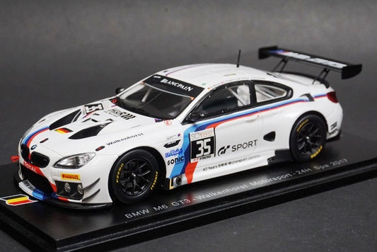 1:43 SPARK SB177 BMW M6 GT3 Walkenhorst Motorsport SPA 24h 2017 #35