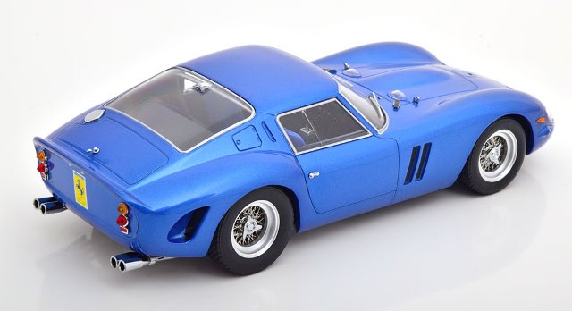 KKDC180732 KK scale 1:18 Ferrari 250 GTO 1962 with Blue Metallic decal #17 Le Mans 1962 / #24 Sebring 1962