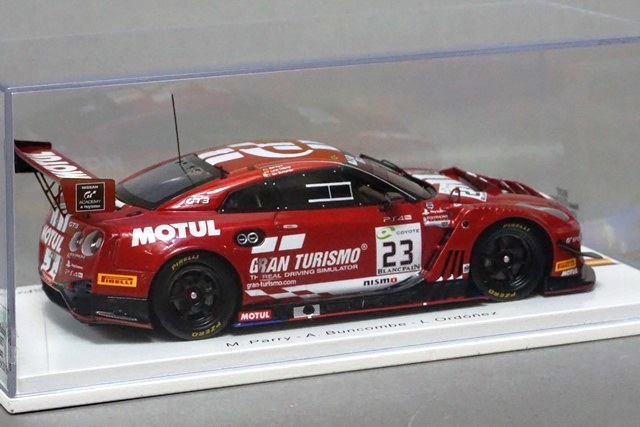 1:43 SPARK SB207 Nissan GT-R NISMO GT3-GT Sport MOTUL Team RJN 7th 24h SPA 2018 #23