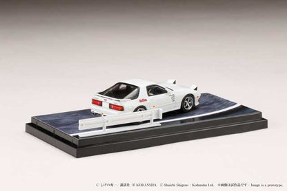 HJ641043DW Hobby JAPAN 1:64 RX-7 FC3S RedSuns Ryosuke Takahashi Diorama Set