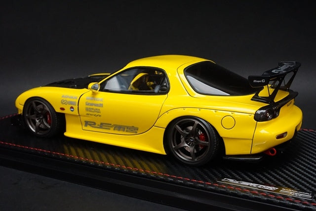 1:18 ignition model IG1048 Mazda RX-7 FD3S RE Amemiya Yellow WEB Limited