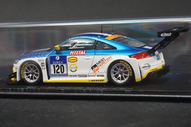 1:43 SPARK SG140 Audi TT RS ADAC Nurburgring 24h 2014 #120 model car