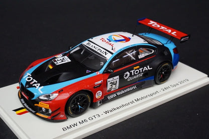 1:43 SPARK SB257 BMW M6 GT3 #34 Walkenhorst Motorsport 24h SPA 2019 model car