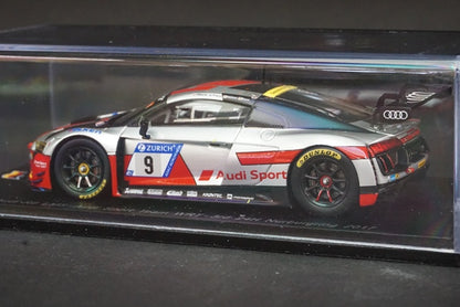 1:43 SPARK SG299 Audi R8 LMS Audi Sport Team WRT Nurburgring 24h 2017 #9 model car