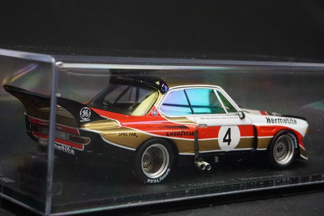 1:43 SPARK SG023 BMW CSL #4 Winner 6h Silverstone 1976 J.Fitzpatrick-T.Walkinshaw