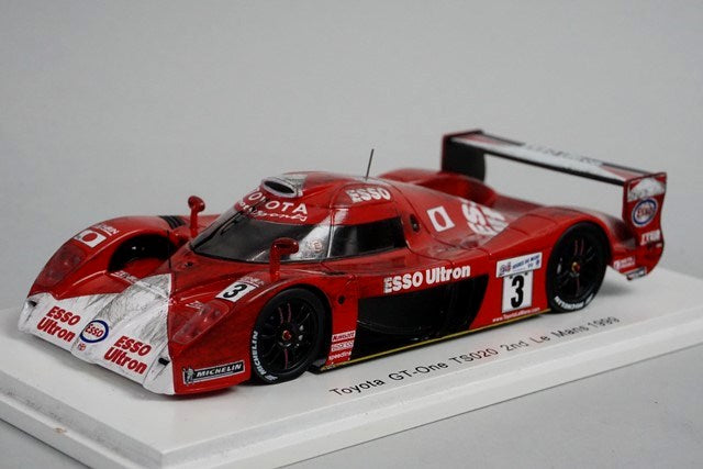 1:43 SPARK ROMU004 Toyota GT-One TS020 Le Mans 1999 ESSO #3