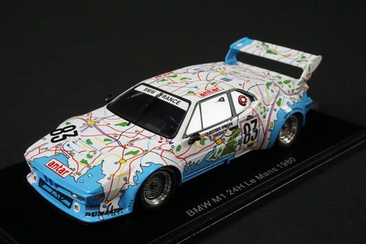 1:43 SPARK S6402 BMW M1 Le Mans 1980 #83 D.Pironi D.Quester M.Mignot model car