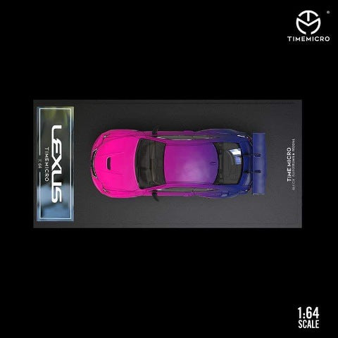 TM Time Micro 1:64 Lexus RCF Chameleon Pink with figure