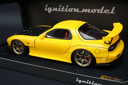 1:18 ignition model IG2228 Mazda RX-7 (FD3S) Yellow model cars