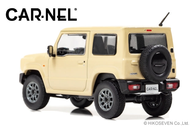 CN431804 CAR-NEL 1:43 Suzuki Jimny XC JB64W 2018 Chiffon Ivory Metallic