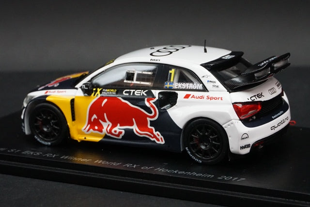 1:43 SPARK S5860 Audi S1 EKS RX #1 winner World RX of Hockenheim 2017 model car