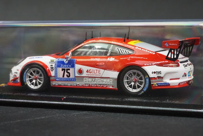 1:43 SPARK SG203 Porsche 911 GT3 Cup Getspeed Performance Nurburgring 2015 #75 model car