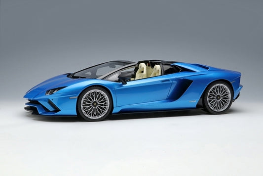 EML055A MakeUp EIDOLON 1:18 Lamborghini aventador S Roadster 2017 Blue Eye Gill