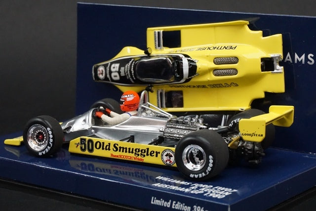 1:43 MINICHAMPS 400800150 Williams Ford FW07 Austrian GP 1980 #50 R.Keegan model car