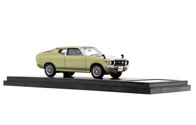 HS362GR Hi-Story 1:43 Nissan Cherry F-2 1400 Coupe GX (1974) Olive Green Metallic